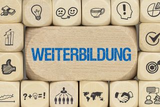 Foto: Schriftzug Weiterbildung